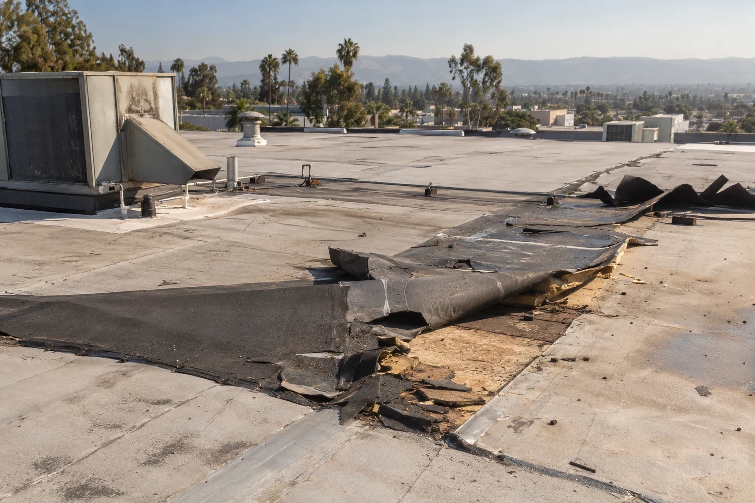 Wind Damage Roof Repair in Merced, CA