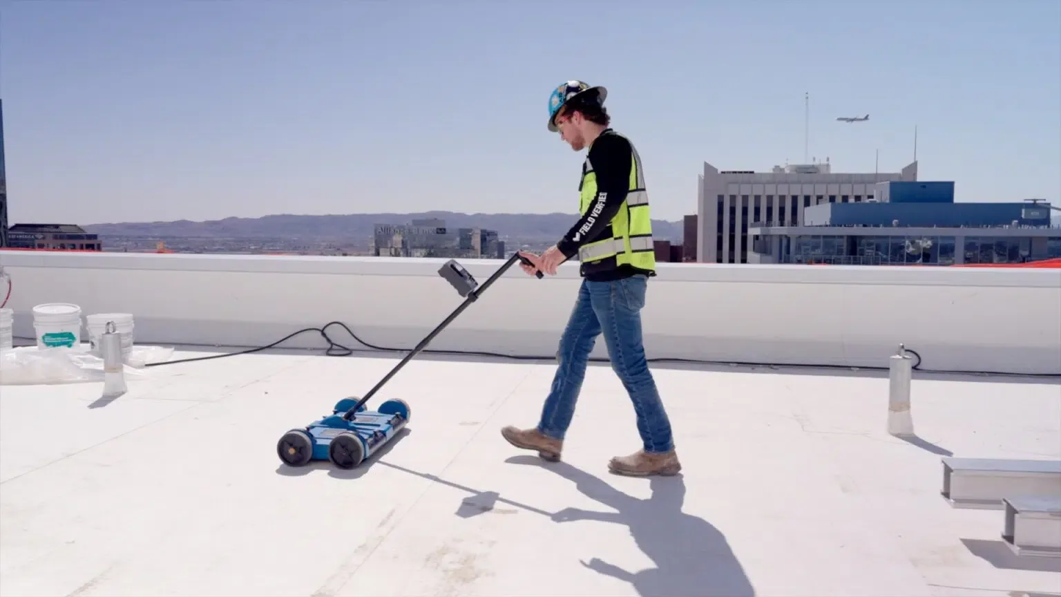 Infrared Roof Moisture Survey in Merced, CA